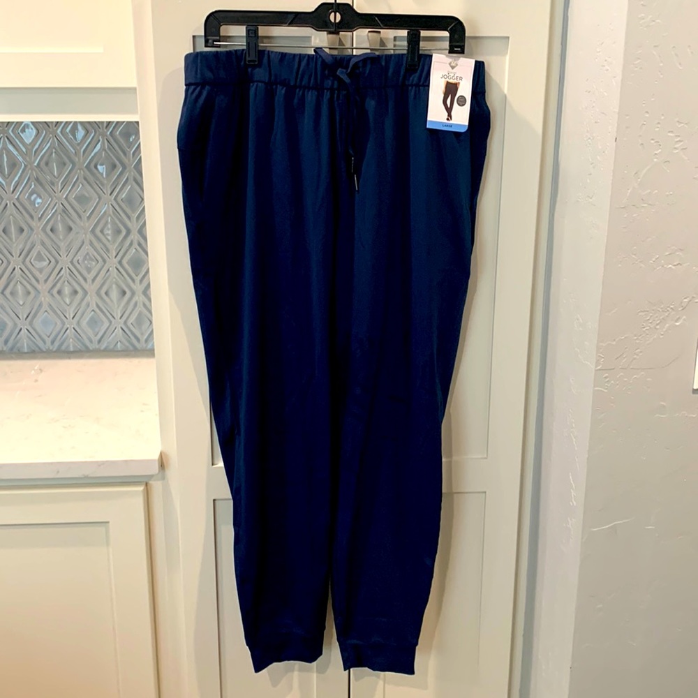 Navy jogger pants